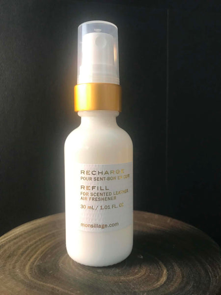 Recharge pour sent-bon en cuir - Refill for the Scented Leather Air Freshener